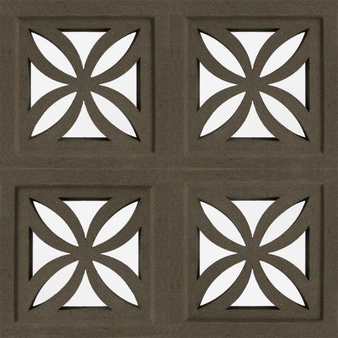 花格磚 小花 水泥色 H196506 組合